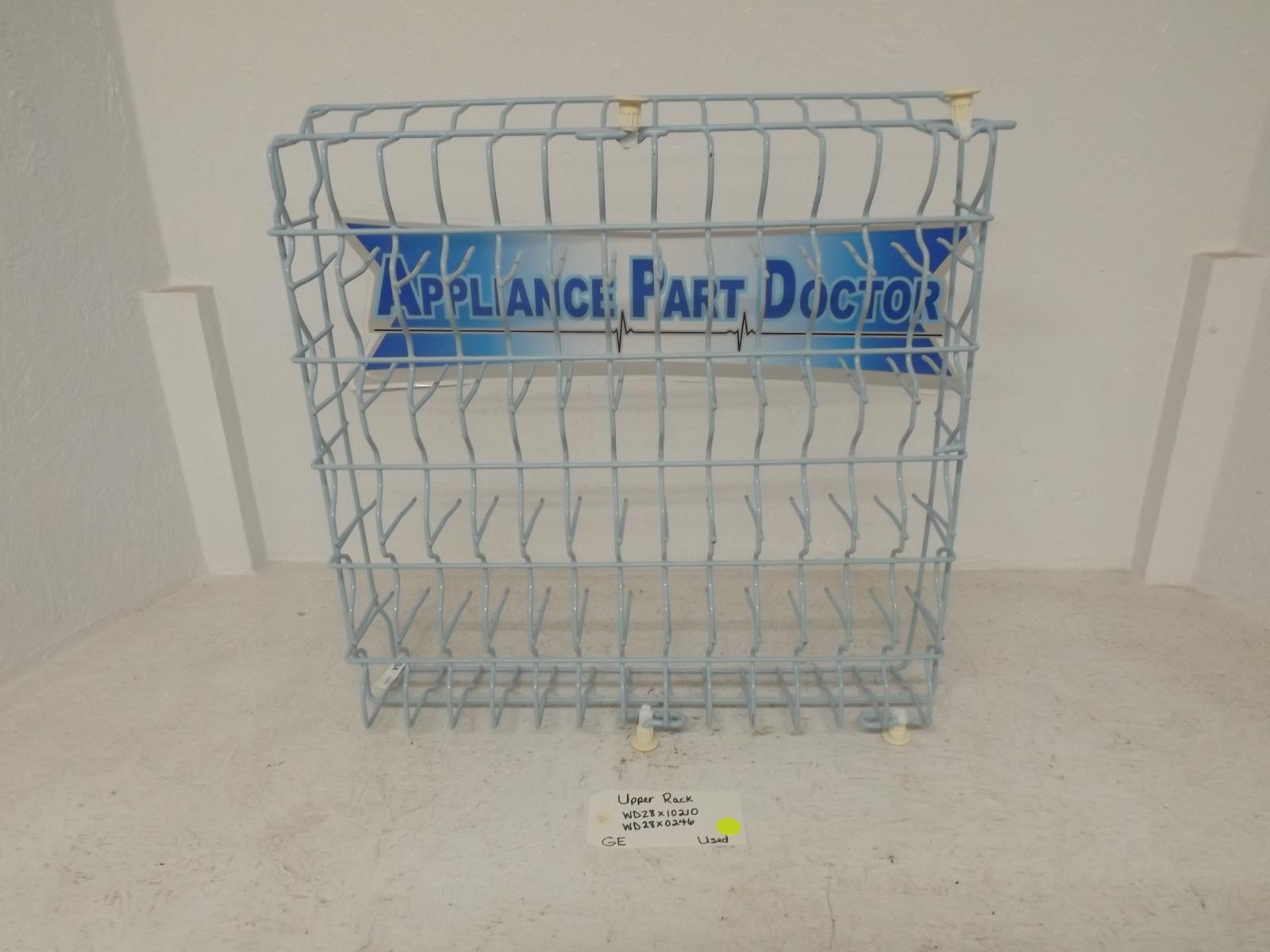 GE Dishwasher WD28x10210 WD28X0246 Upper Dish Rack Used GE Dishwasher WD28x10210 WD28X0246 Upper Dish Rack Used